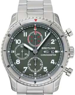 Breitling Aviator 8 A133161A1L1A1 Stainless steel Green