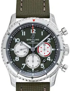 Breitling Aviator 8 AB01192A1L1X1 Stainless steel Green