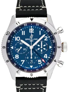 Breitling Aviator 8 AB04451A1C1X1 46mm Stainless steel Blue