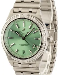 Breitling Chronomat A10380591L1A1 Stainless steel Green