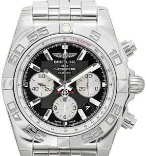 Breitling Chronomat AB011012/B967/375A Stainless steel Black