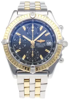 Breitling Chronomat D13352 Yellow gold and Stainless steel Black