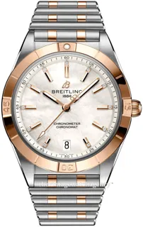 Breitling Chronomat U10380101A2U1 Stainless steel and Red gold White