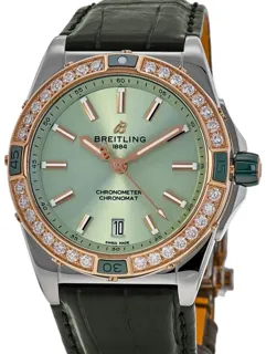 Breitling Chronomat U17356531L1P1 Stainless steel and Red gold Green