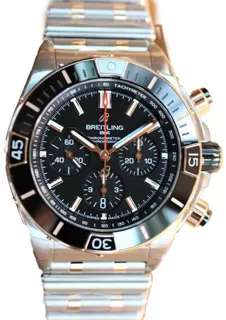 Breitling Chronomat UB0136251B1U1 Stainless steel and Red gold Black