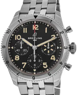 Breitling Classic AVI A233803A1B1A1 Stainless steel Black