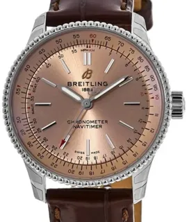 Breitling Navitimer A17395201K1P2 Stainless steel Pink