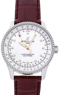 Breitling Navitimer A17395211A1P2 Stainless steel Mother of Pearl