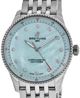 Breitling Navitimer A77320171C1A1 Stainless steel Blue