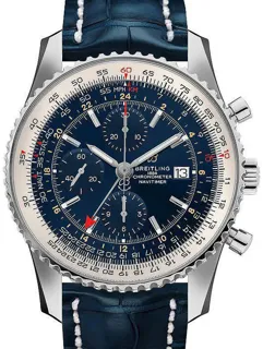 Breitling Navitimer GMT A24322121C2P2 Stainless steel Blue