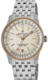 Breitling Navitimer U17325211G1A1 Stainless steel and Red gold Silver