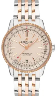 Breitling Navitimer U17325211G1U1 Stainless steel and Red gold Silver