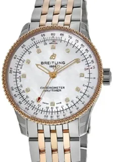 Breitling Navitimer U17395211A1U1 Stainless steel and Red gold White