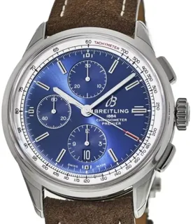 Breitling Premier A13315351C1X1 Stainless steel Blue