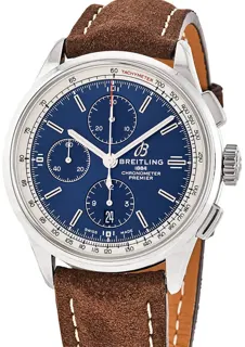 Breitling Premier A13315351C1X2 Stainless steel Blue