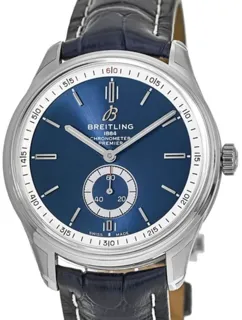 Breitling Premier A37340351C1P2 Stainless steel Blue