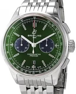 Breitling Premier AB0118221L1A1 Stainless steel Green