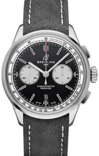 Breitling Premier AB0118371B1X2 Stainless steel Black