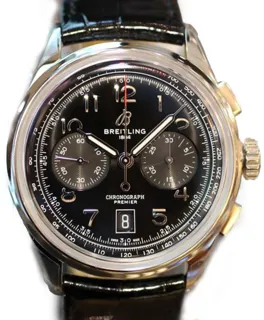 Breitling Premier AB0145221B1P1 Stainless steel Black