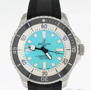 Breitling Superocean A17376211L2S1 Stainless steel Turquoise