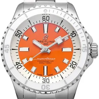 Breitling Superocean A17377211O1A1 Stainless steel Orange