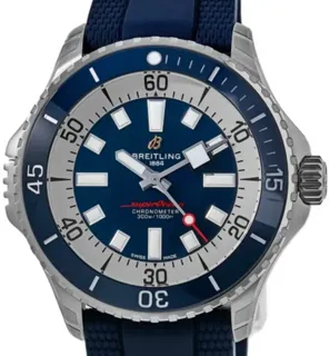 Breitling Superocean A17378E71C1S1 Stainless steel Blue