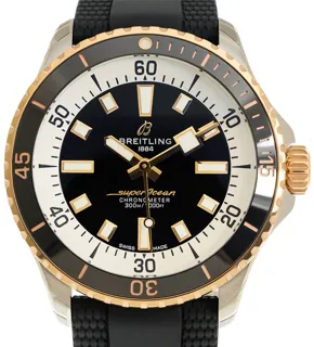 Breitling Superocean U17375211B1S1 Stainless steel and Red gold Black