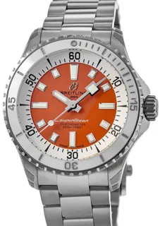 Breitling Superocean A1737721101A1 Stainless steel Orange