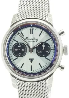 Breitling Top Time AB01764A1C1A1 41mm Stainless steel Blue