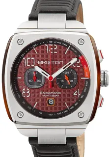 Briston Streamliner 24142.S.T.8.LB 42mm Stainless steel Red