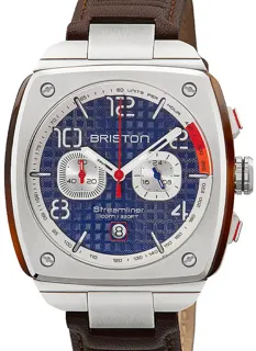 Briston Streamliner 24142.S.T.15.LBR 42mm Stainless steel Blue