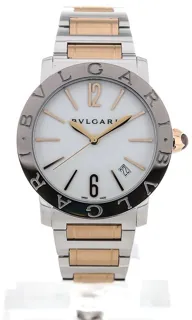 Bulgari Bvlgari BBL37WSSPGD Red gold$Stainless Steel White