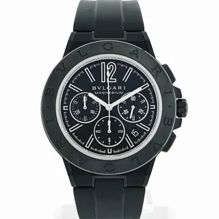 Bulgari Diagono 102428 DG42BSMCVDCH Ceramic$Magnesium Black