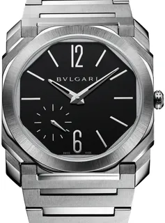 Bulgari Octo 103297 Stainless steel Black