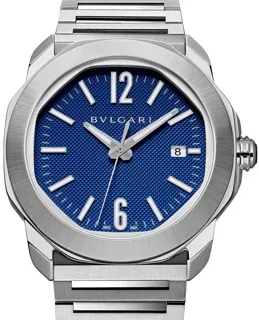 Bulgari Octo 103739 Stainless steel Blue