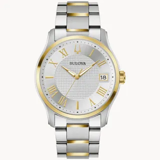 Bulova Classic 98B391 Stainless steel Silver and White