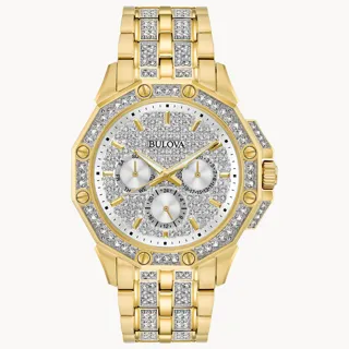 Bulova Crystal 98C126 Yellow gold Silver