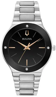 Bulova Modern 96E117 Stainless steel Black