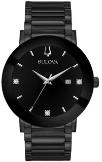 Bulova Modern 98D144 Stainless steel silver-tone$black