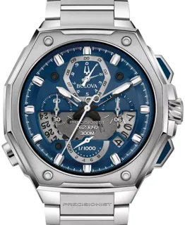 Bulova Precisionist 96B349 Stainless steel Blue