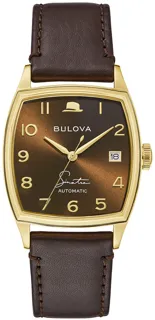 Bulova Precisionist 97B198 Yellow gold Brown