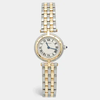 Cartier Panthu00e8re Cougar 1057920 Yellow gold and Stainless steel Silver