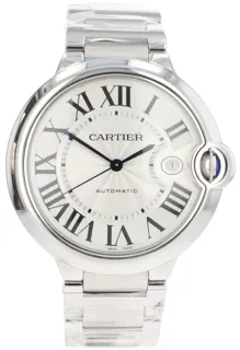 Cartier Ballon Bleu 42mm W69012Z4 Stainless steel Silver