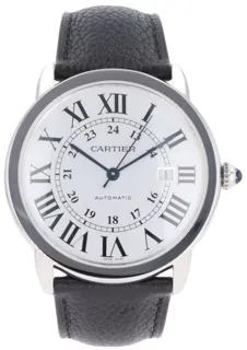 Cartier Ronde Solo 3802 Stainless steel Silver