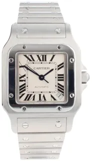 Cartier Santos Galbée 2823 Stainless steel White