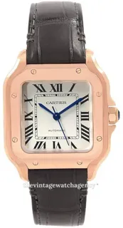 Cartier Santos WGSA0012 Rose gold Silver