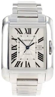 Cartier Tank Anglaise 3511 Stainless steel Silver