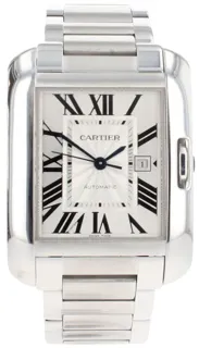 Cartier Tank Anglaise 3511 Stainless steel Silver