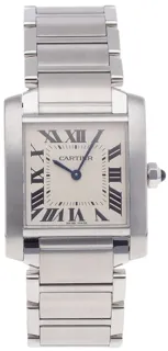 Cartier Tank Française 3751 Stainless steel White