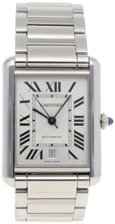 Cartier Tank Must 4324 41mm Stainless steel Silver